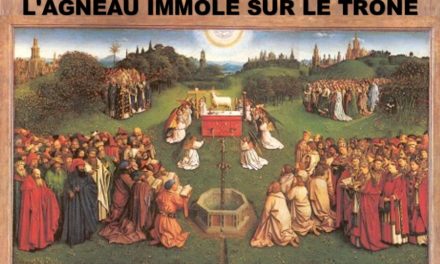 L’AGNEAU IMMOLE SUR LE TRÔNE